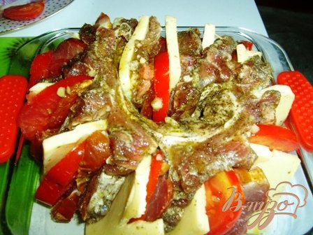 Веер из мяса Веер из мяса