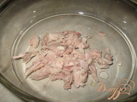 Салат с копченой куриной грудкой "Чешский" Салат с копченой куриной грудкой "Чешский"