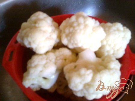 Цветная капуста с соусом Цветная капуста с соусом