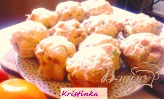 Маффины с ветчиной с сыром Маффины с ветчиной с сыром