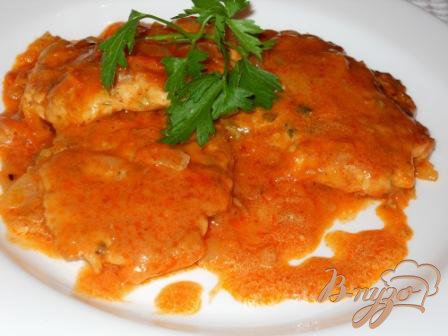 Куриные рубленные котлеты под соусом Куриные рубленные котлеты под соусом