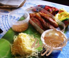 Куриное филе с соусом и сыром Куриное филе с соусом и сыром