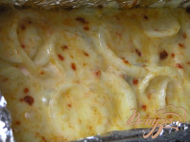 Язык, запеченный под сыром Язык, запеченный под сыром
