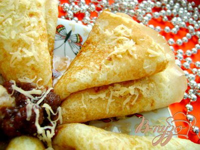 Вкусные сырные блины Вкусные сырные блины