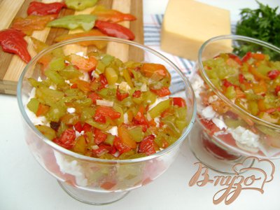 Салат-коктейль "Листопад" с ветчиной, сыром и сладким перцем:) Салат-коктейль "Листопад" с ветчиной, сыром и сладким перцем:)