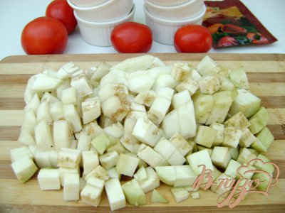 Порционная запеканка с баклажанами и мясом "Красная шапочка":) Порционная запеканка с баклажанами и мясом "Красная шапочка":)