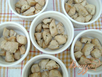 Порционная запеканка с баклажанами и мясом "Красная шапочка":) Порционная запеканка с баклажанами и мясом "Красная шапочка":)
