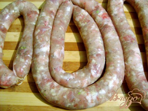 Домашняя мясная колбаса Домашняя мясная колбаса