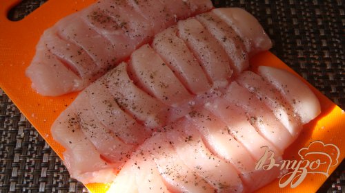 Куриные шарики с персиками Куриные шарики с персиками