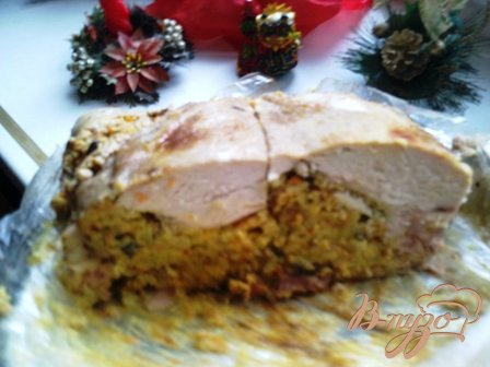 Курица фаршированная по-моему. Курица фаршированная по-моему.