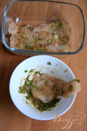 Куриное филе в горчичном кляре Куриное филе в горчичном кляре