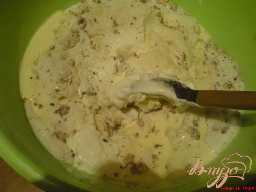 Манник с сиропом и грецкими орехами Манник с сиропом и грецкими орехами