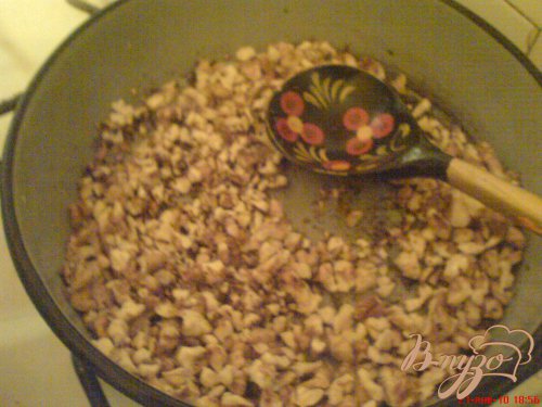 Манник с сиропом и грецкими орехами Манник с сиропом и грецкими орехами