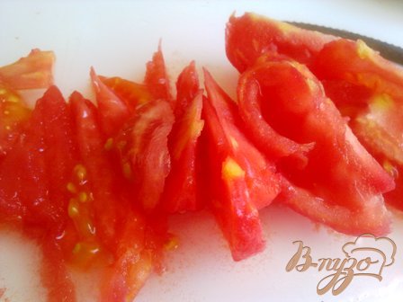 Салат теплый с овощами и куриными сердечками Салат теплый с овощами и куриными сердечками