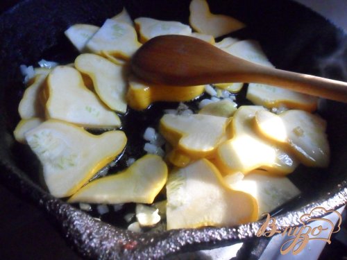 Фузилли с патисоном и мятным песто Фузилли с патисоном и мятным песто