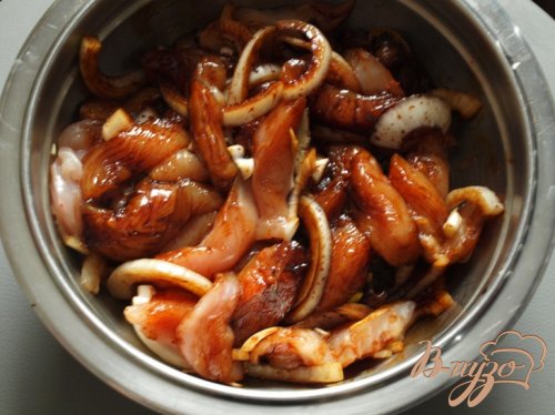 Куриное филе с хурмой Куриное филе с хурмой