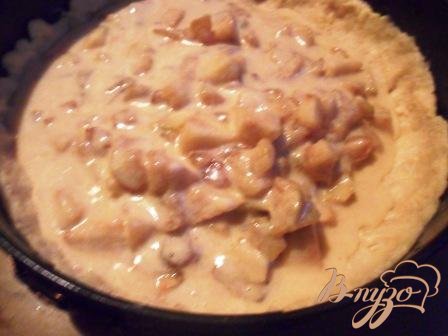 Яблочный пирог - sour cream apple pie Яблочный пирог - sour cream apple pie