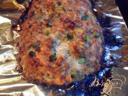 Куриный рулет с овощами Куриный рулет с овощами