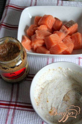 Запеканка из картофеля, цветной капусты и лосося под сметанно-горчичным соусом Запеканка из картофеля, цветной капусты и лосося под сметанно-горчичным соусом