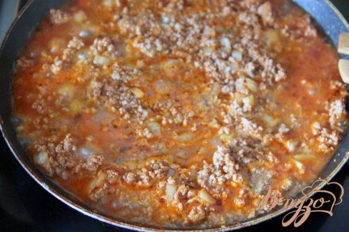 Мусака с брокколи и картофельным пюре Мусака с брокколи и картофельным пюре