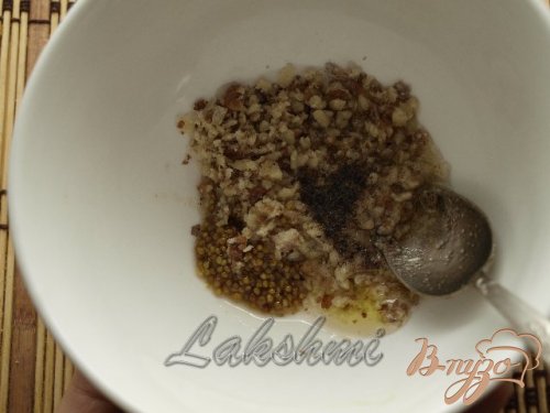 Салат с сёмгой и хурмой Салат с сёмгой и хурмой
