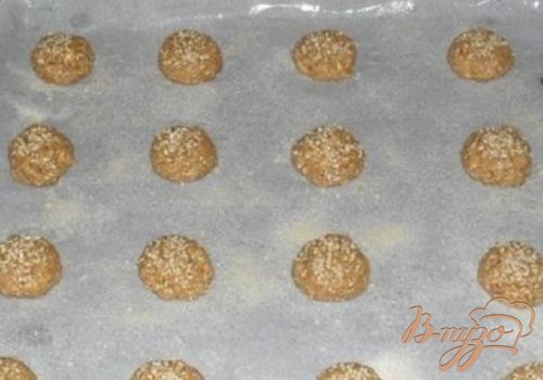 Овсяное печенье с кунжутом Овсяное печенье с кунжутом