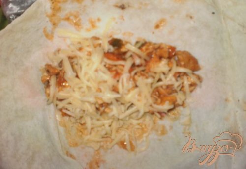 Курица с овощами в лаваше Курица с овощами в лаваше