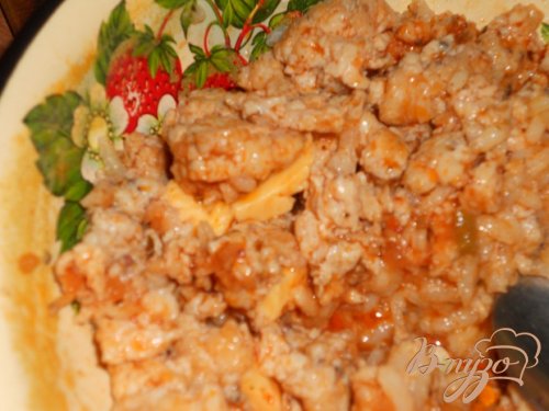 Салат с курицей и кешью Салат с курицей и кешью