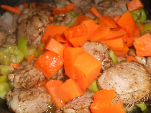 Свинина с овощами Свинина с овощами