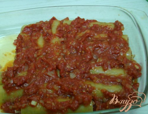 Каннелони с фаршем Каннелони с фаршем
