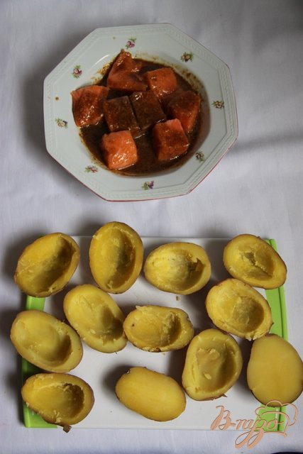 Лосось в картошке Лосось в картошке