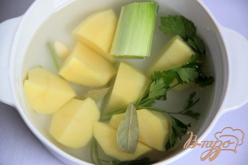 Картофельная запеканка с печеночным суфле Картофельная запеканка с печеночным суфле