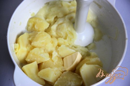 Картофельная запеканка с печеночным суфле Картофельная запеканка с печеночным суфле