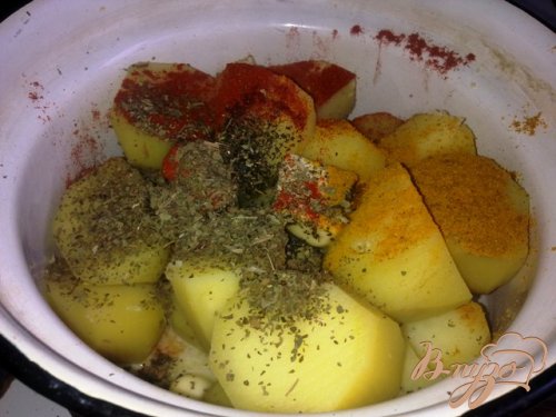 Запеченная, пряная картошка Запеченная, пряная картошка
