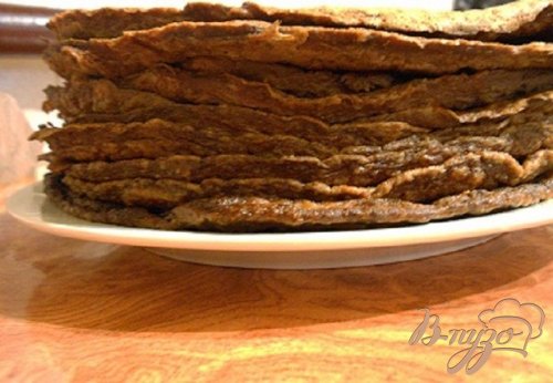 Печеночный торт с грибами Печеночный торт с грибами