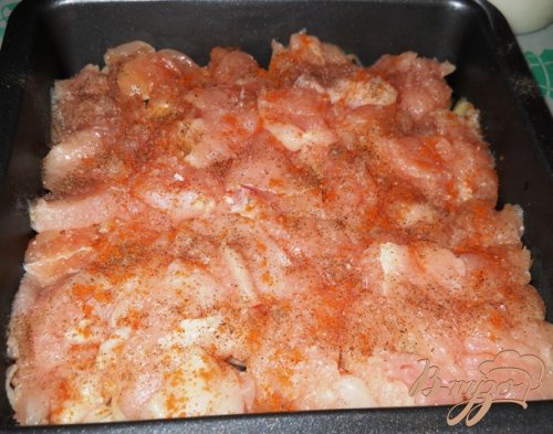 Картофельная запеканка с мясом Картофельная запеканка с мясом