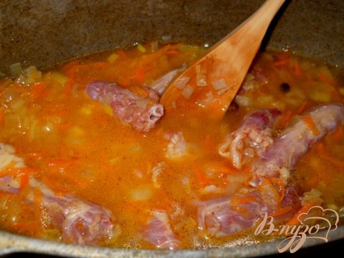 Каша из крупы с мясом и овощами Каша из крупы с мясом и овощами