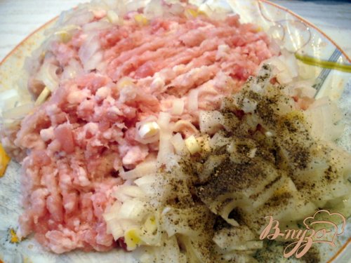 Картофельные галушки с фаршем Картофельные галушки с фаршем