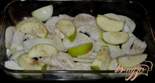Свиные отбивные с яблоками и шалотом Свиные отбивные с яблоками и шалотом
