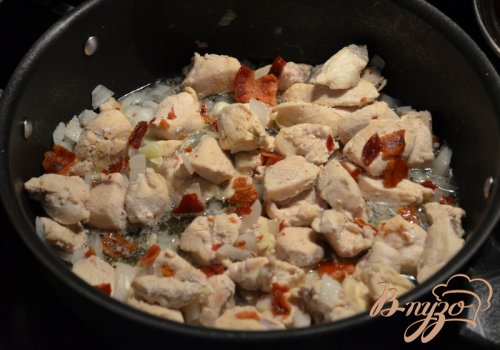 Карбонаре с куриными грудками Карбонаре с куриными грудками