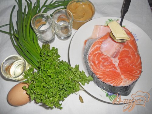 Запечанная семга с лимоном Запечанная семга с лимоном