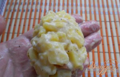 Сосиски в картофеле на палочках Сосиски в картофеле на палочках