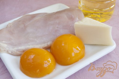Рулетики куриные с персиком Рулетики куриные с персиком