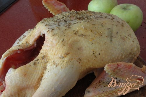 Индоутка с яблоками Индоутка с яблоками