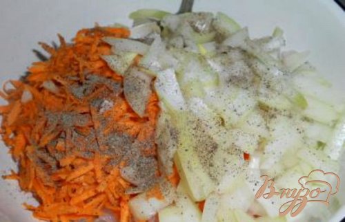 Капуста тушеная с рисом и фаршем Капуста тушеная с рисом и фаршем