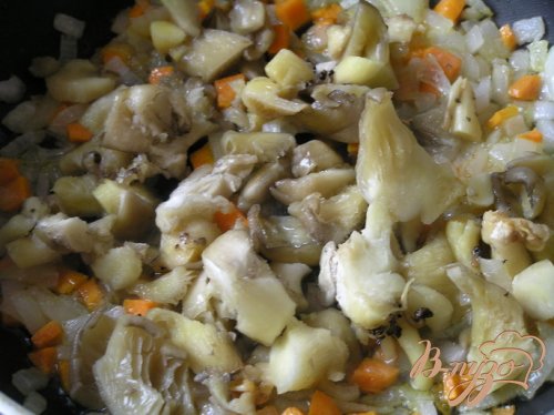 Запеченные картофельные крокеты с грибами Запеченные картофельные крокеты с грибами