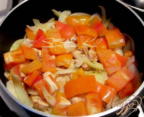 Острое куриное филе в пикантном соусе Острое куриное филе в пикантном соусе