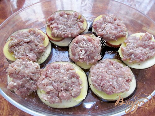 Баклажаны с мясом и овощами Баклажаны с мясом и овощами