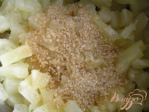 Торт-безе с ананасами и кокосовым заварным кремом Торт-безе с ананасами и кокосовым заварным кремом