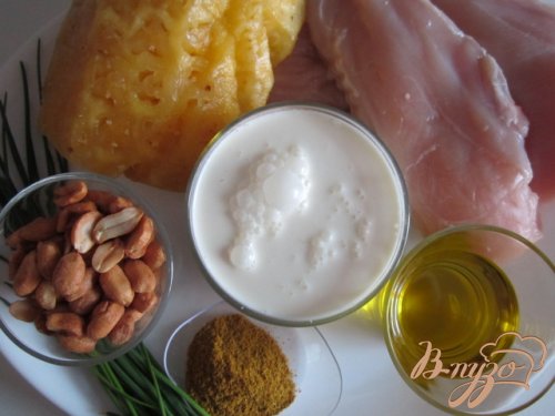 Карри из курицы с ананасом Карри из курицы с ананасом